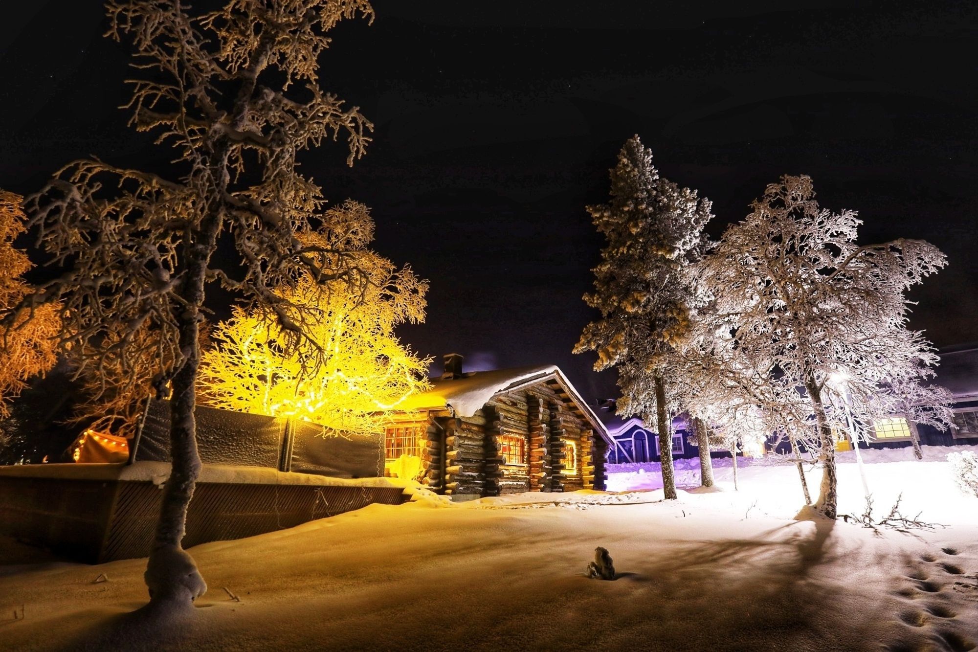 Kuukkeli Log Houses Teerenpesae Saariselkä Exterior foto