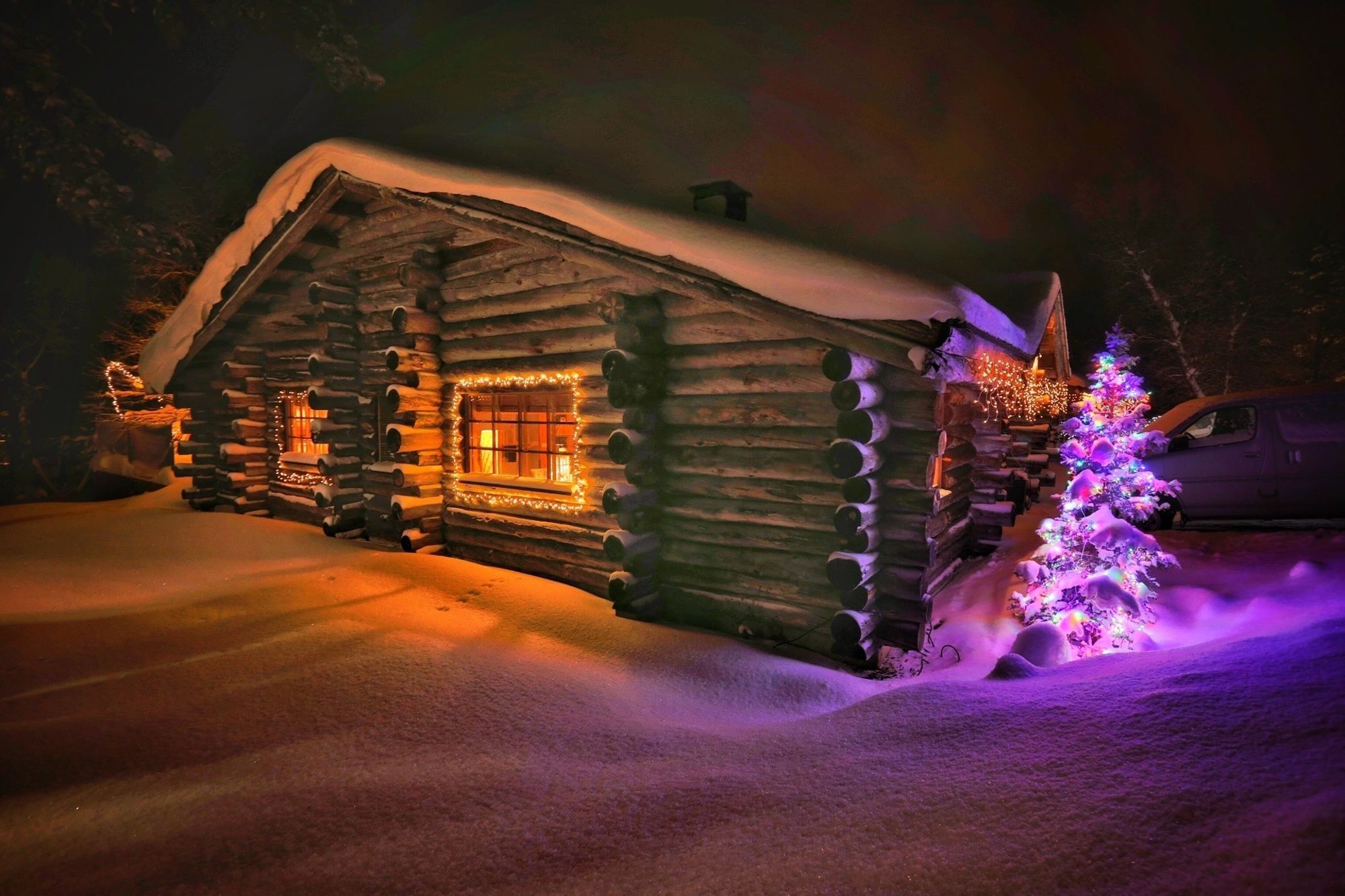 Kuukkeli Log Houses Teerenpesae Saariselkä Exterior foto