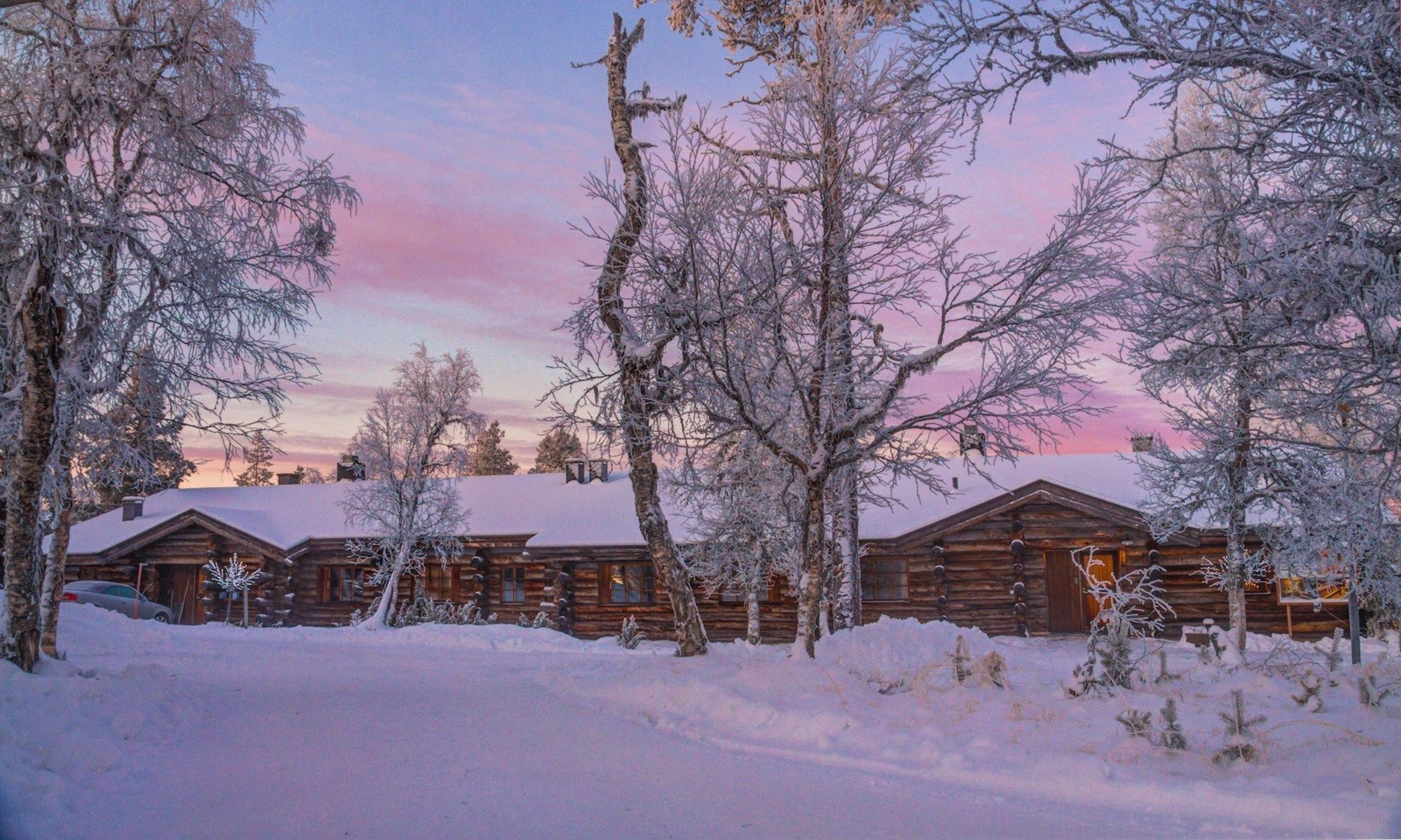 Kuukkeli Log Houses Teerenpesae Saariselkä Exterior foto